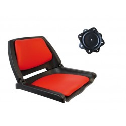 Accessoires Amiaud Pack siège rouge Pike'n'Bass + platine 360 °
