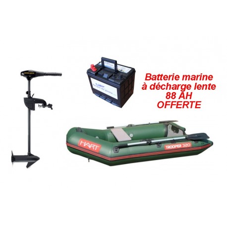 Pack Trooper 320 Hart Moteur Endura C2 V2 55 Lbs Batterie