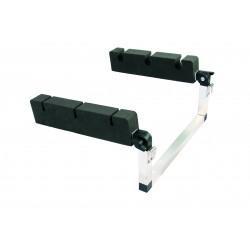 Supports de canne - Portes canne Porte cannes float tube inclinable alu/mousse