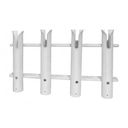 Supports de canne - Portes canne Porte-Canne ouvert PVC 4 tubes