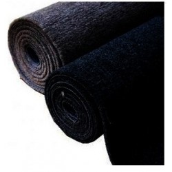  Moquette marine noire 1m80