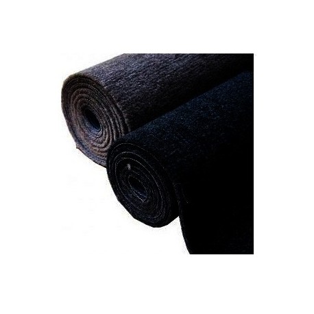 Moquette marine noire 1m80