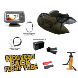 Pack Float tube Pack Float tube Float tube Pike’nBass PM vert foncé + SONDEUR LOWRANCE HOOK 2 - 4X + accessoires