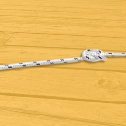 Cordage - Drisse - Ecoute polyester tressé diamètre 06