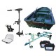 Armor 400 + remorque pack plus + MOTEUR ELECTRIQUE HASWING PROTRUAR-G 3.0 110LBS 24V + 2 x batteries marines + accessoires