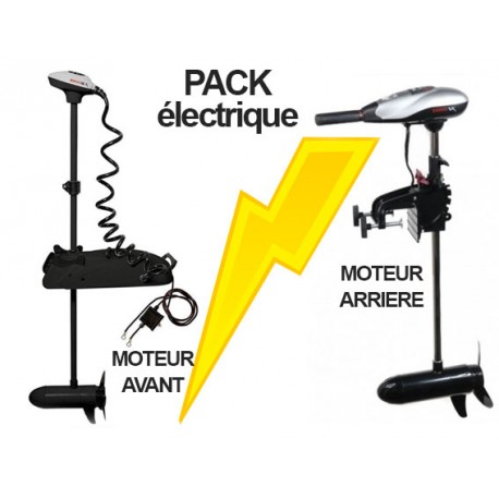 pack électrique moteur avant Rhino BLX 65 et moteur arrière RVX 65 lbs