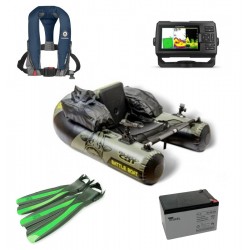 Pack Float tube Pack float tube Mad Cat Battle boat sondeur batterie