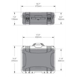 Valise lithium LifePO4 36 V 100 Amp sans sortie Sondeur 12V