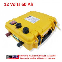 Batteries Lithium BATTERIE PROLITH PLPR 12 VOLTS 60 AH