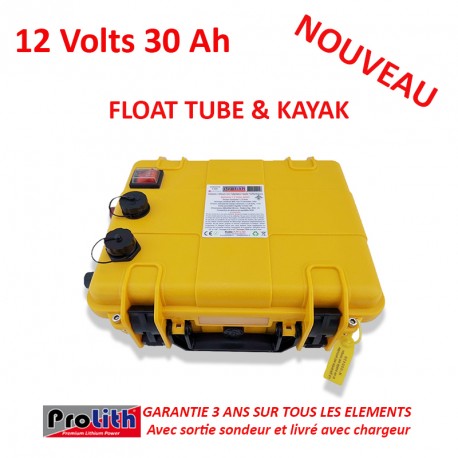 Batterie PROLITH PLPR 12 VOLTS 30 Ah avec sortie sondeur.