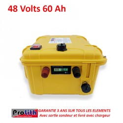 Batteries Lithium BATTERIE PROLITH PLPR 48 VOLTS 60 AH