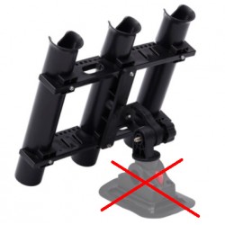 Accessoires float tube Support Cannes Rod Holder 3 Rods DAM