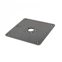 Accessoires Amiaud Platine carrée acier