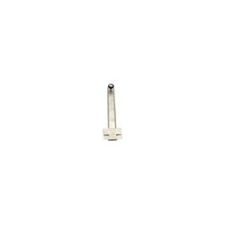 Glissière inox de 80 cm pour fixation sonde tableau arrière