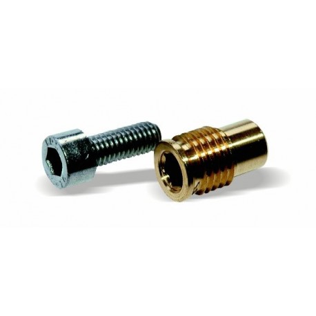 Lot de 4 Inserts Laiton M8