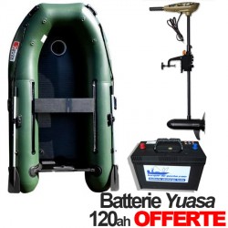  Pack SEVEN BASS 180 moteur Rhino Cobold 24 v et batterie 80 ah