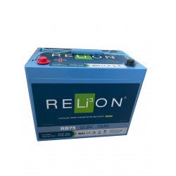Batteries Lithium Batterie RELiON 12.8V 75Ah 4SC LiFePO4