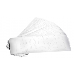 Ensemble de lettres et chiffres autocollants et imperméables en vinyle blanc, 148 pièces, pour la coque des bateaux