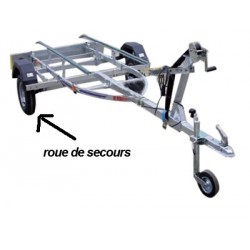 Roue de Secours pour Remorque Mega Plus