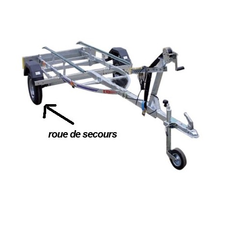Roue de Secours pour Remorque Mega Plus