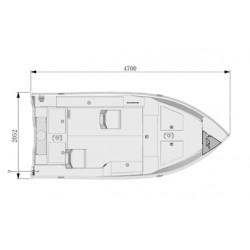 Bateau Kimple Bow Rider BR165-A