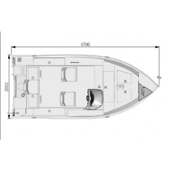 Bateau Kimple Bow Rider BR165-A