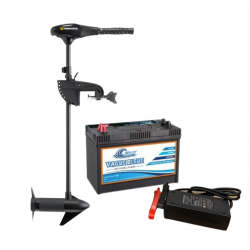 Pack moteurs Pack Minn Kota Endura C2 V2 30 Lbs + Batterie Lithium LiFePO4 12V 50Ah + Chargeur 5A