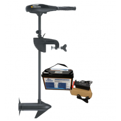 Pack moteurs Pack Minn Kota Endura MAX 55 - 55 Lbs - 12V - Arbre 91 cm + Batterie Lithium LiFePO4 12.8V 100Ah + Chargeur