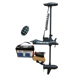 Pack moteurs Pack Moteur Electrique Savage Gear Thruster SW 12V - 55lbs batterie Yuasa 120 ah