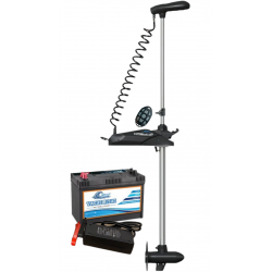 Pack moteurs Pack HASWING CAYMAN-B 80 GPS&nbsp;- 80 Lbs&nbsp;- Arbre 183cm&nbsp; + Batterie Lithium LiFePO4 24V 100Ah + Chargeur