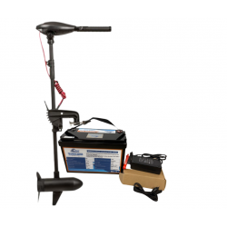 Pack moteurs Pack Moteur Electrique Savage Gear Thruster SW 12V - 55lbs batterie Yuasa 120 ah