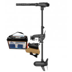 Pack moteurs Pack Moteur électrique HASWING PROTRUAR 1.0 - 65 Lbs + Batterie Lithium LiFePO4 12.8V 100Ah + Chargeur