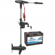Pack Moteur électrique Haswing Protruar -110 Lbs - 24V + Batterie Lithium LiFePO4 24V 100Ah + Chargeur 10A