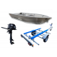 PACK Barque Aluminium Kimple Trout 370