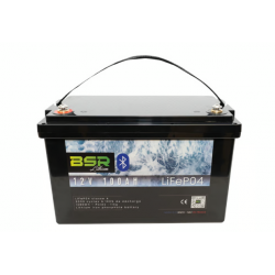 BSR Bac Monobloc LifePo4 12V/100 Ah + chargeur non étanche 10A
