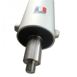 Platine carrée pour pieds sur tige-vis Pike 'n'Bass acier