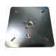 Platine carrée pour pieds sur tige-vis Pike 'n'Bass inox